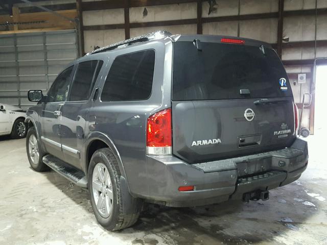 5N1BA0NEXCN616169 - 2012 NISSAN ARMADA SV GRAY photo 3