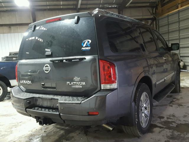 5N1BA0NEXCN616169 - 2012 NISSAN ARMADA SV GRAY photo 4