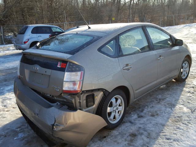 JTDKB20U353063021 - 2005 TOYOTA PRIUS TAN photo 4