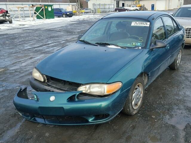 1MEFM10P3WW632335 - 1998 MERCURY TRACER GS GREEN photo 2