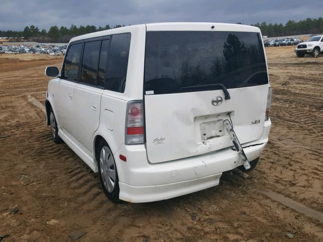 JTLKT324664093484 - 2006 TOYOTA SCION XB WHITE photo 3