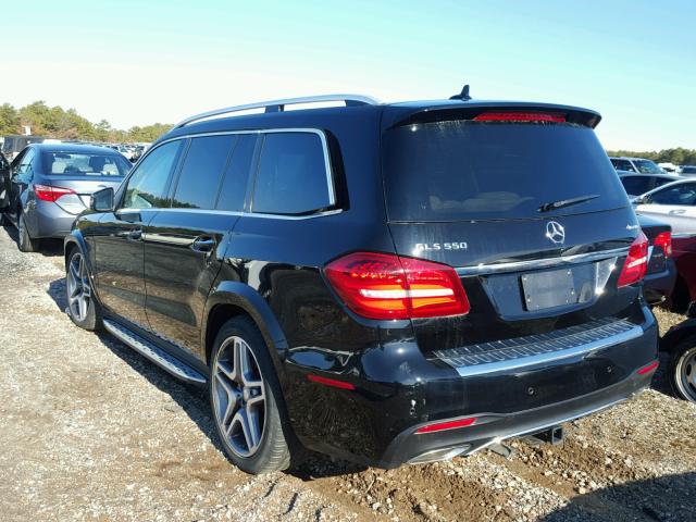 4JGDF7DE1HA838862 - 2017 MERCEDES-BENZ GLS 550 4M BLACK photo 3