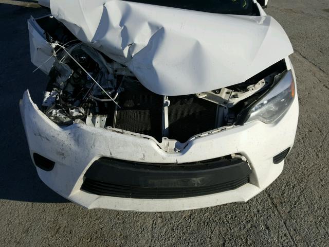 2T1BURHE7EC012399 - 2014 TOYOTA COROLLA L WHITE photo 7