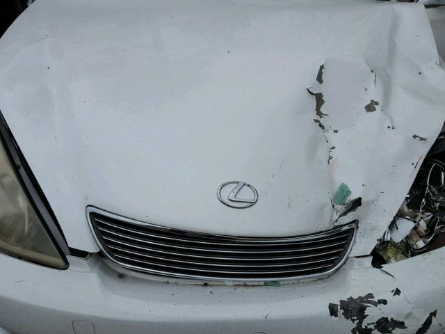 JTHBA30G465173907 - 2006 LEXUS ES 330 WHITE photo 7