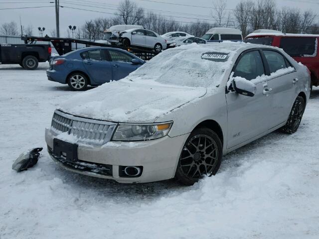 3LNHM28T78R625181 - 2008 LINCOLN MKZ BEIGE photo 2