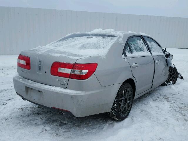 3LNHM28T78R625181 - 2008 LINCOLN MKZ BEIGE photo 4