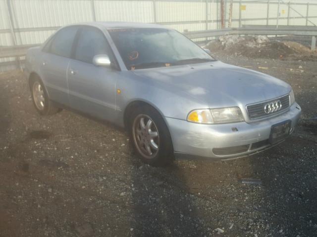 WAUCB28DXWA128854 - 1998 AUDI A4 1.8T QU SILVER photo 1