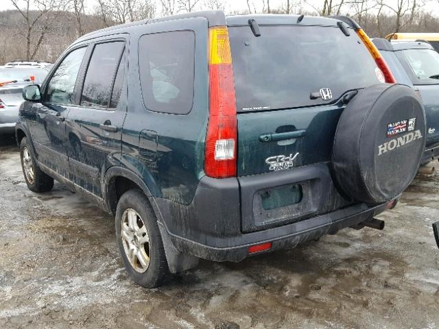 SHSRD78873U152676 - 2003 HONDA CR-V EX GREEN photo 3