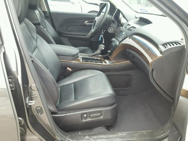 2HNYD2H26CH524241 - 2012 ACURA MDX GRAY photo 5