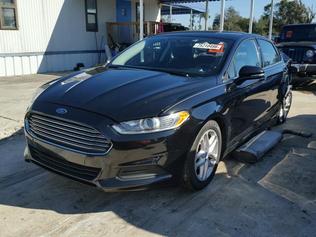 3FA6P0HD5GR222272 - 2016 FORD FUSION SE BLACK photo 2