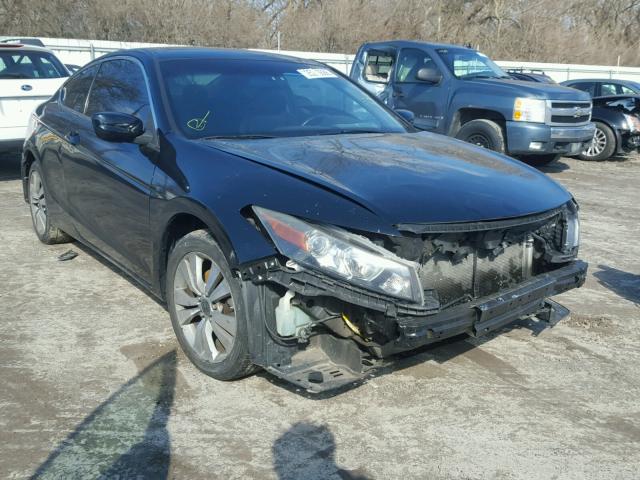 1HGCS12838A026812 - 2008 HONDA ACCORD EXL BLACK photo 1