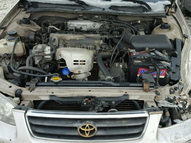 4T1BG22K2YU734931 - 2000 TOYOTA CAMRY CE GOLD photo 7