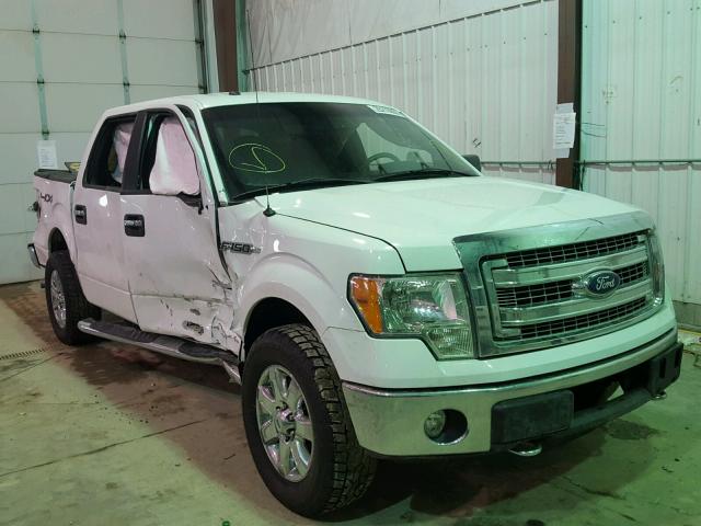 1FTFW1ET4DKE66171 - 2013 FORD F150 SUPER WHITE photo 1