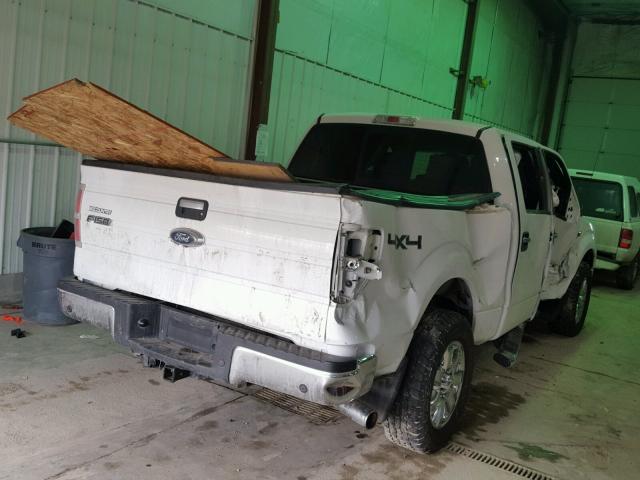 1FTFW1ET4DKE66171 - 2013 FORD F150 SUPER WHITE photo 4