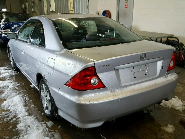 1HGEM21974L006337 - 2004 HONDA CIVIC EX ვერცხლისფერი ფოტო 3