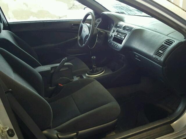 1HGEM21974L006337 - 2004 HONDA CIVIC EX ვერცხლისფერი ფოტო 5