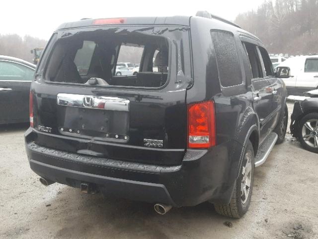 5FNYF488X9B012240 - 2009 HONDA PILOT TOUR BLACK photo 4