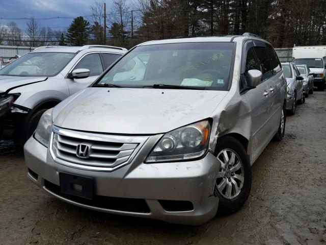 5FNRL38738B111754 - 2008 HONDA ODYSSEY EX SILVER photo 2