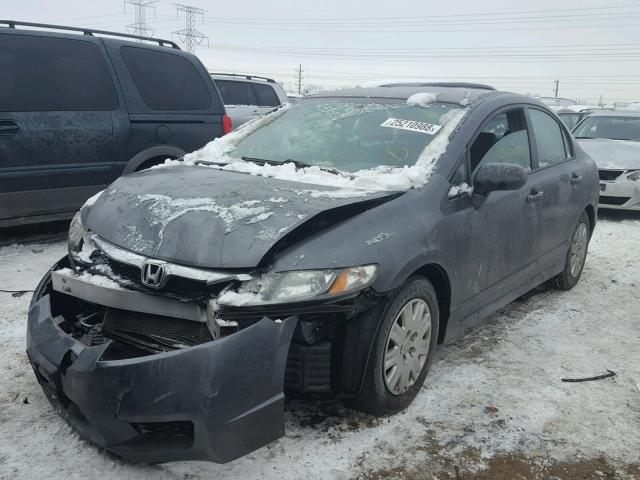 19XFA1F38AE079361 - 2010 HONDA CIVIC VP GRAY photo 2