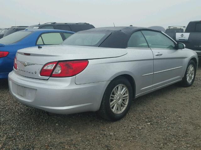 1C3LC55R08N174999 - 2008 CHRYSLER SEBRING TO SILVER photo 4