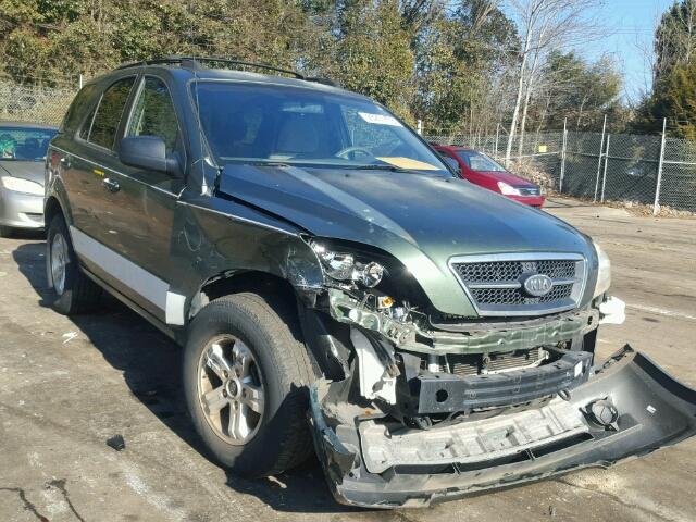 KNDJD733455388609 - 2005 KIA SORENTO EX GREEN photo 1