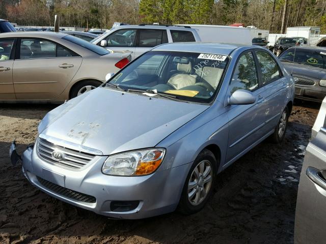 KNAFE121675383301 - 2007 KIA SPECTRA EX BLUE photo 2