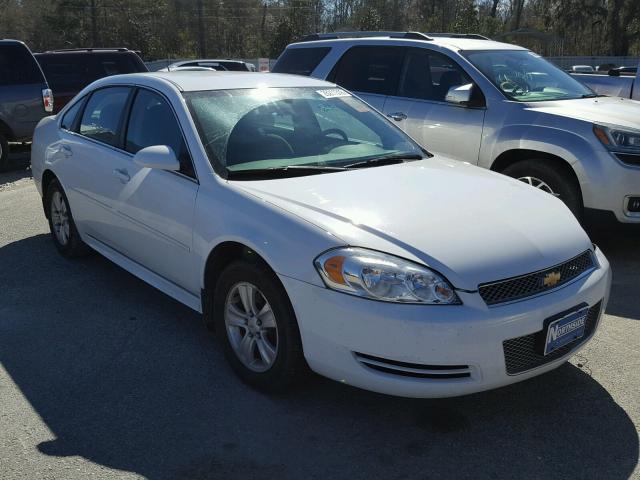 2G1WA5E38C1139835 - 2012 CHEVROLET IMPALA LS WHITE photo 1