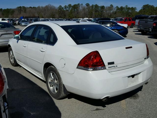 2G1WA5E38C1139835 - 2012 CHEVROLET IMPALA LS WHITE photo 3