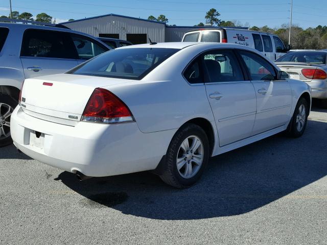 2G1WA5E38C1139835 - 2012 CHEVROLET IMPALA LS WHITE photo 4