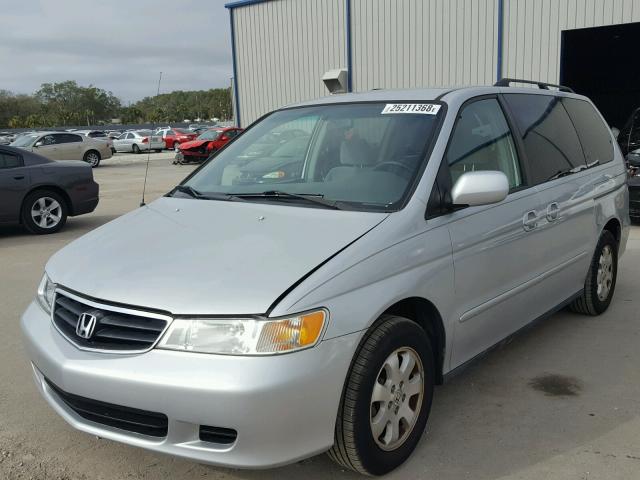 5FNRL18854B128837 - 2004 HONDA ODYSSEY EX SILVER photo 2