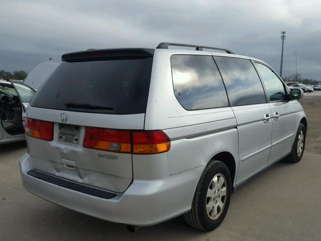 5FNRL18854B128837 - 2004 HONDA ODYSSEY EX SILVER photo 4