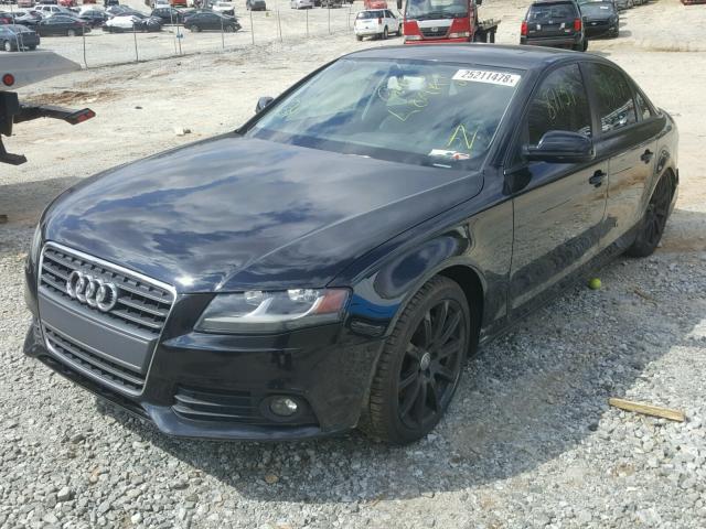 WAUBFAFLXAN028548 - 2010 AUDI A4 PREMIUM BLACK photo 2