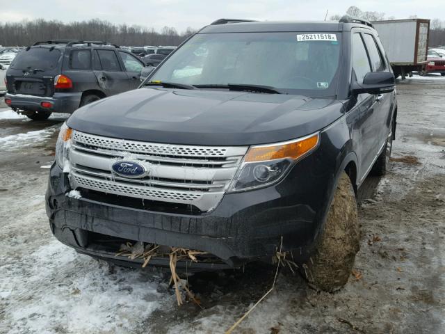 1FM5K8D8XFGA75833 - 2015 FORD EXPLORER X BLACK photo 2