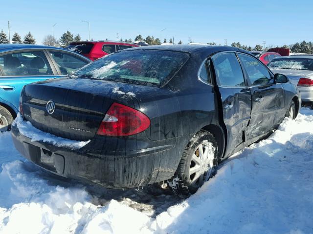 2G4WC532151343368 - 2005 BUICK LACROSSE C BLACK photo 4