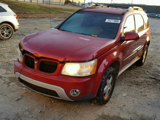 2CKDL63F366065736 - 2006 PONTIAC TORRENT RED photo 2