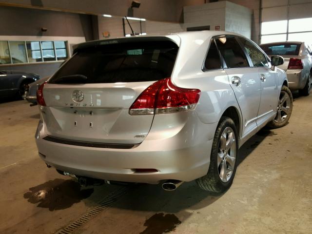 4T3BK3BB0BU049152 - 2011 TOYOTA VENZA BASE SILVER photo 4