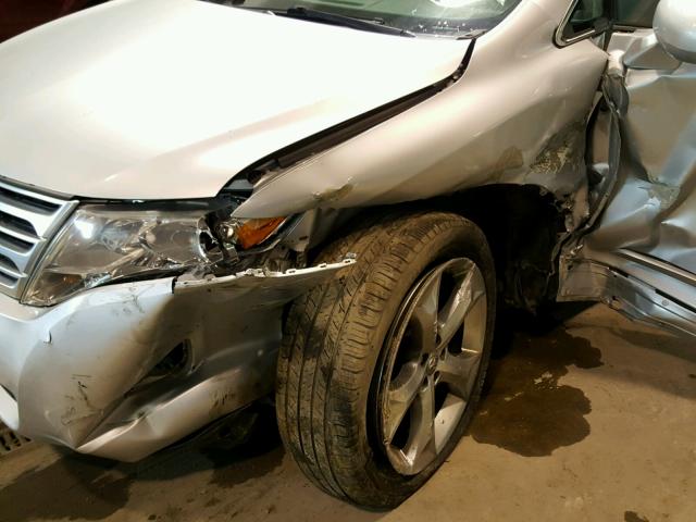 4T3BK3BB0BU049152 - 2011 TOYOTA VENZA BASE SILVER photo 9