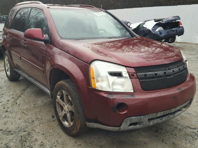 2CNDL63F576069131 - 2007 CHEVROLET EQUINOX LT BURGUNDY photo 1