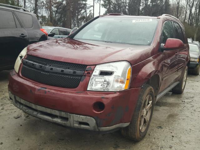 2CNDL63F576069131 - 2007 CHEVROLET EQUINOX LT BURGUNDY photo 2