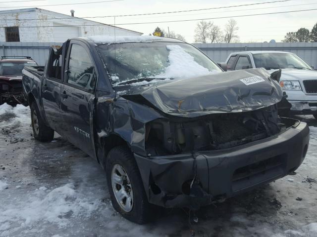 1N6BA07B55N555983 - 2005 NISSAN TITAN XE GRAY photo 1