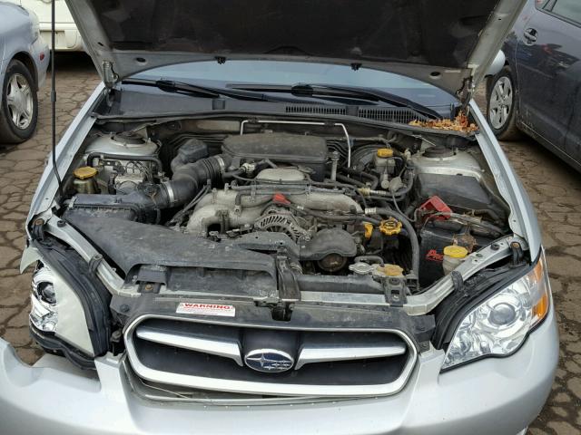 4S3BL626167212989 - 2006 SUBARU LEGACY 2.5 SILVER photo 7