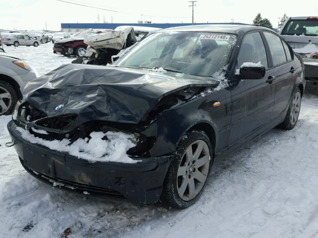 WBAEV33434KR27167 - 2004 BMW 325 I BLACK photo 2