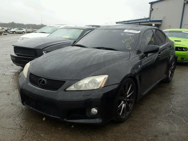 JTHBP262085001154 - 2008 LEXUS IS-F BLACK photo 2