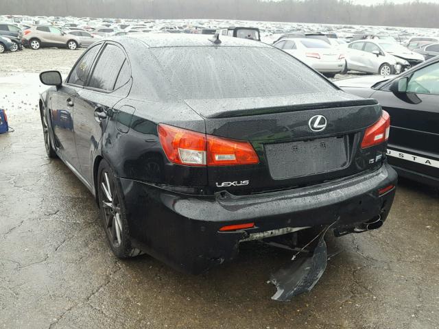 JTHBP262085001154 - 2008 LEXUS IS-F BLACK photo 3