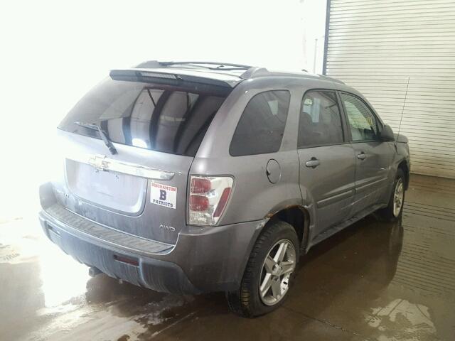 2CNDL73F756109731 - 2005 CHEVROLET EQUINOX LT GRAY photo 4