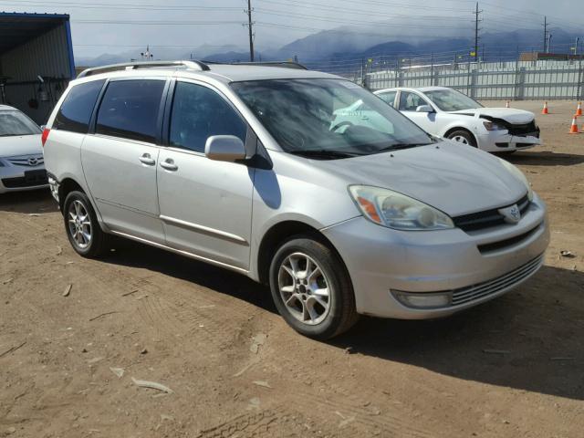 5TDBA22C24S025767 - 2004 TOYOTA SIENNA XLE SILVER photo 1