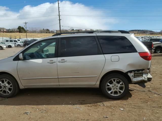 5TDBA22C24S025767 - 2004 TOYOTA SIENNA XLE SILVER photo 9