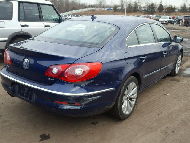 WVWMP7AN9BE705885 - 2011 VOLKSWAGEN CC SPORT BLUE photo 4