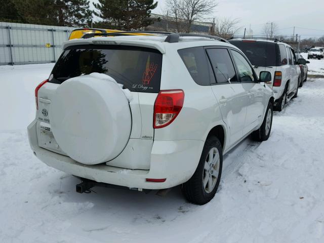 JTMBK31V685056683 - 2008 TOYOTA RAV4 LIMIT WHITE photo 4