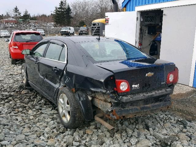 1G1ZB5E05AF190442 - 2010 CHEVROLET MALIBU LS შავი ფოტო 3